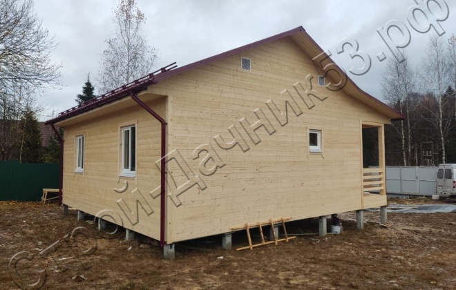 4 Каркасный дом Д-139, 8х7 м, 62 М²,  Московская область, Сергиево-Посадский район, ДНТ Удачное (3)